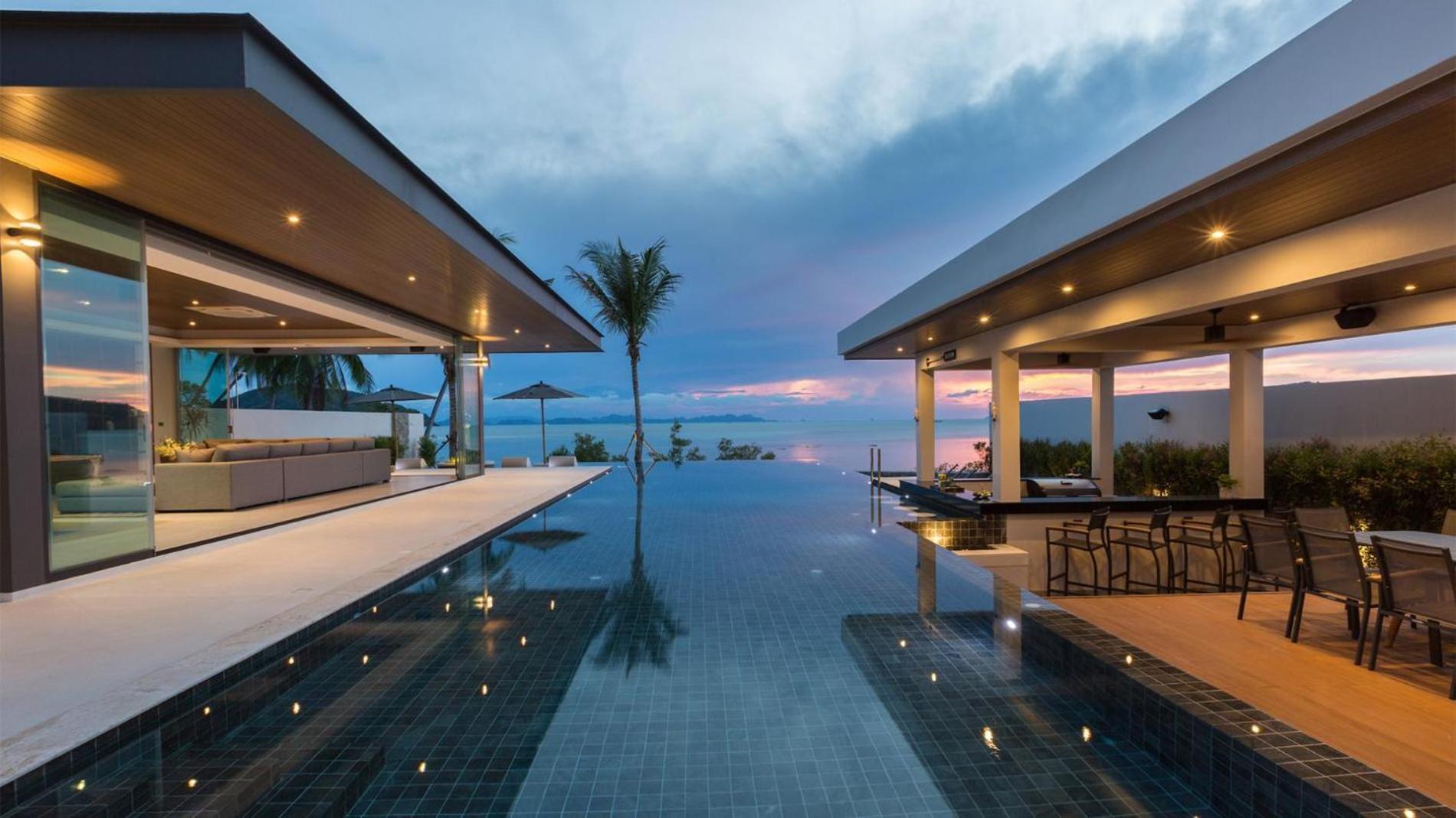 Exclusive Sea Renity A Beachfront Villa Retreat Sleeps 12 Adults And 6 Kids Laem Sor Екстер'єр фото